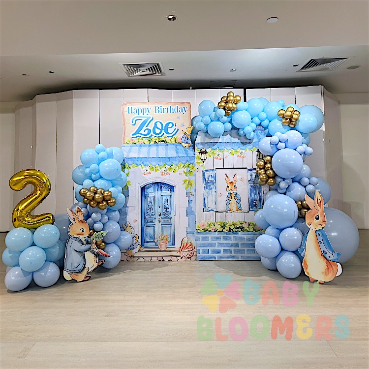 Petr Rabbit Birthday Background Peter Rabbit Backdrops - Baby Bloomers